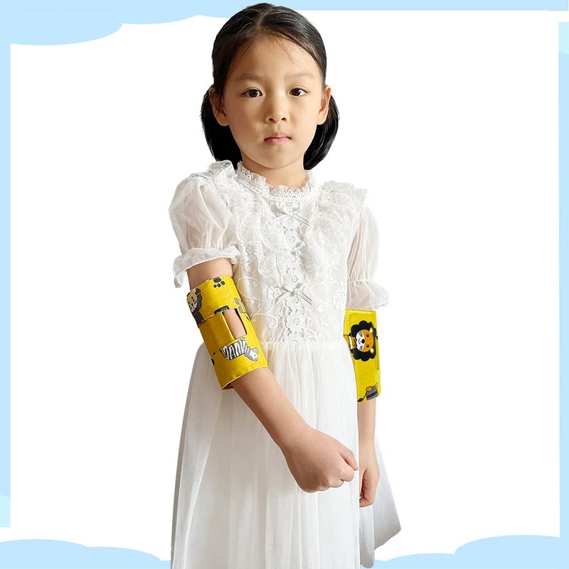 Prevent Scratching Face Thumb Sucking Habit Pulling IV Tubes Elbow Immobilizer Splint Arm Restraint Wrap for Babies KidsPrevent HANDTOFACE habits Small2pcs
